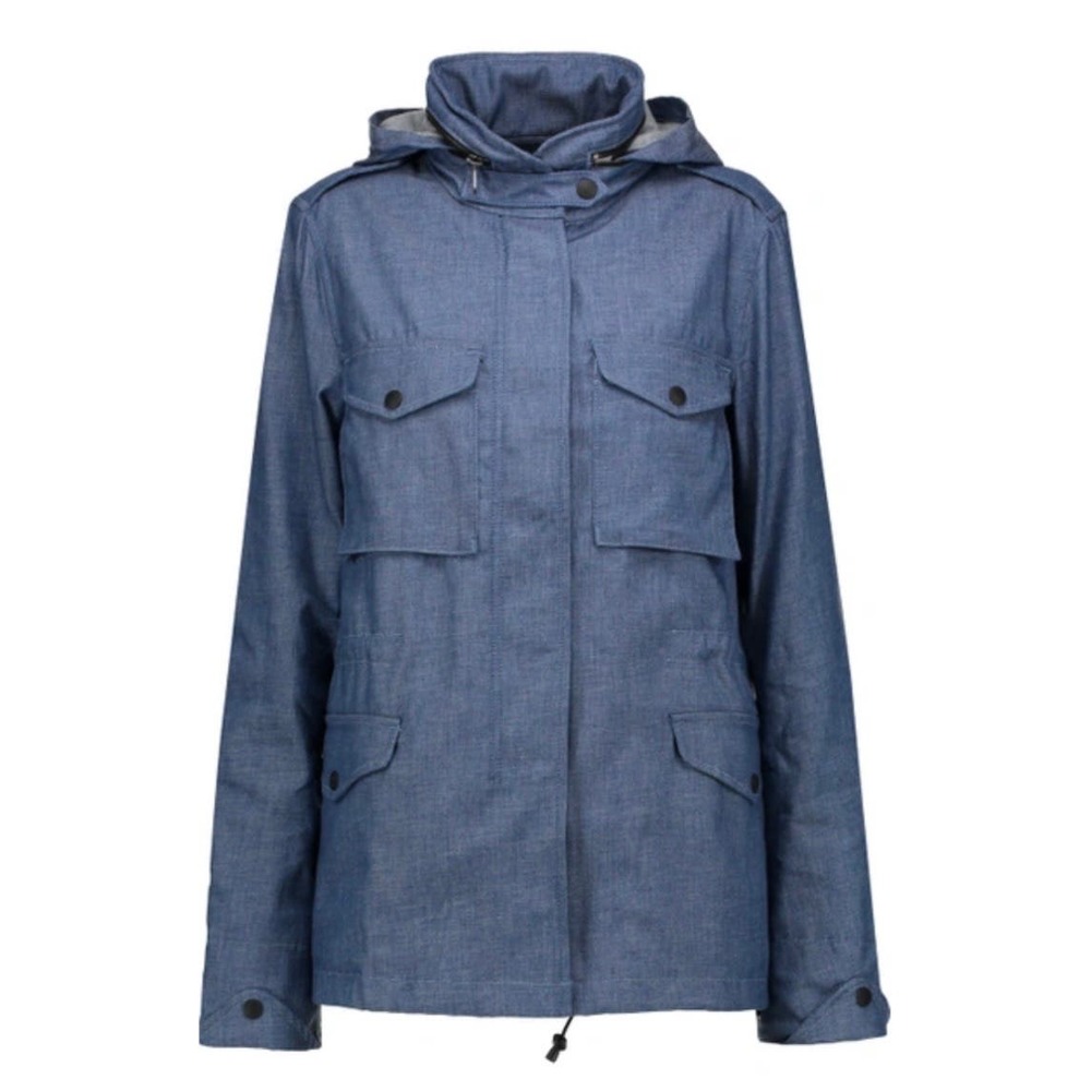 Rag & Bone Chambray Hooded Jacket
